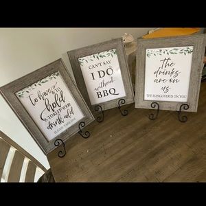 Wedding signs
